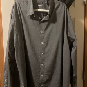 Van Heusen Dark Gray Dress Shirt